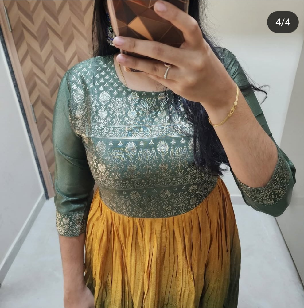 Gown kurti -V166