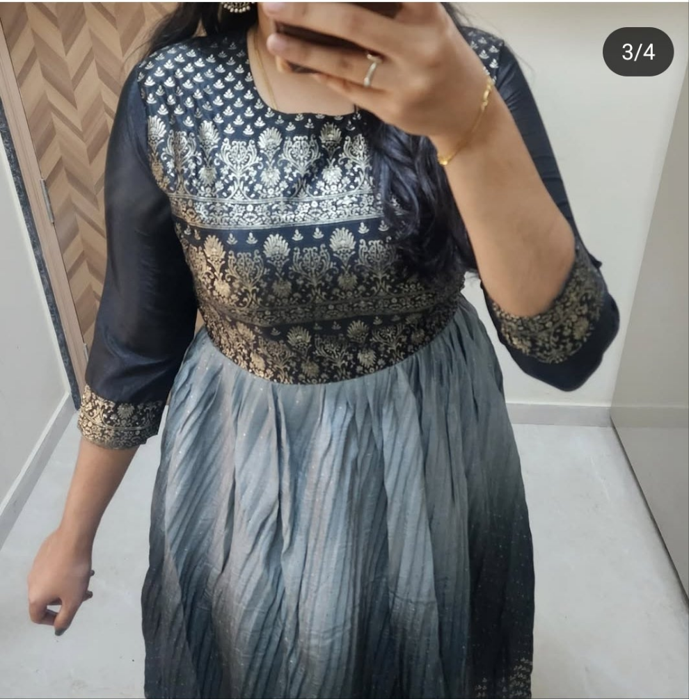 Gown kurti -V166