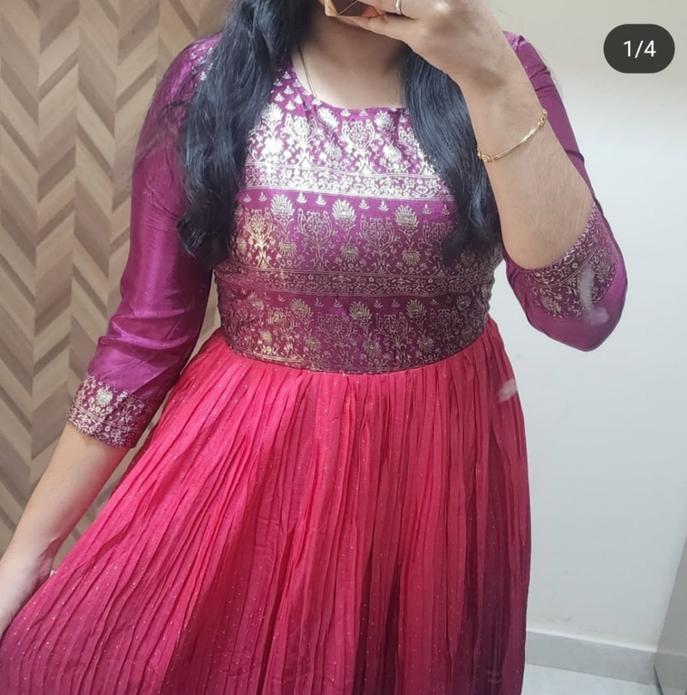Gown kurti -V166