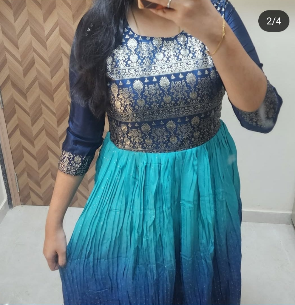 Gown kurti -V166