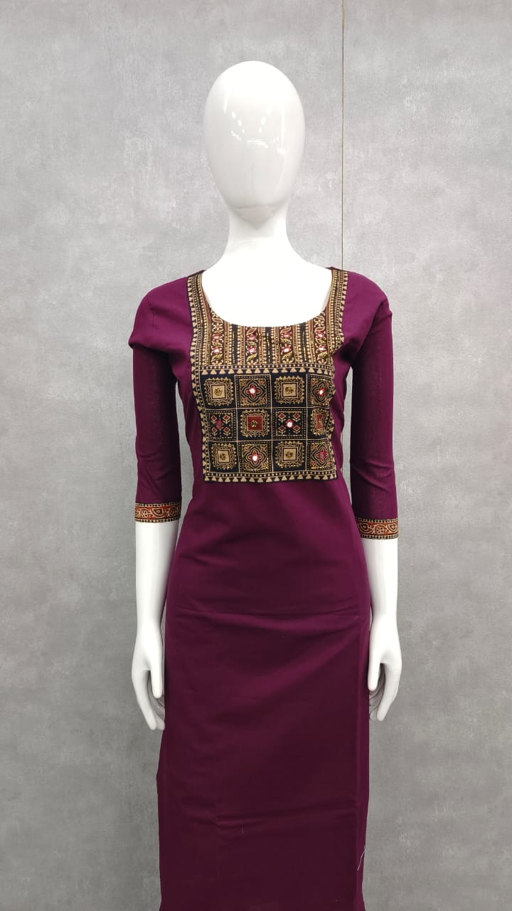 Ajrakh Patch with Top and bottom -V467