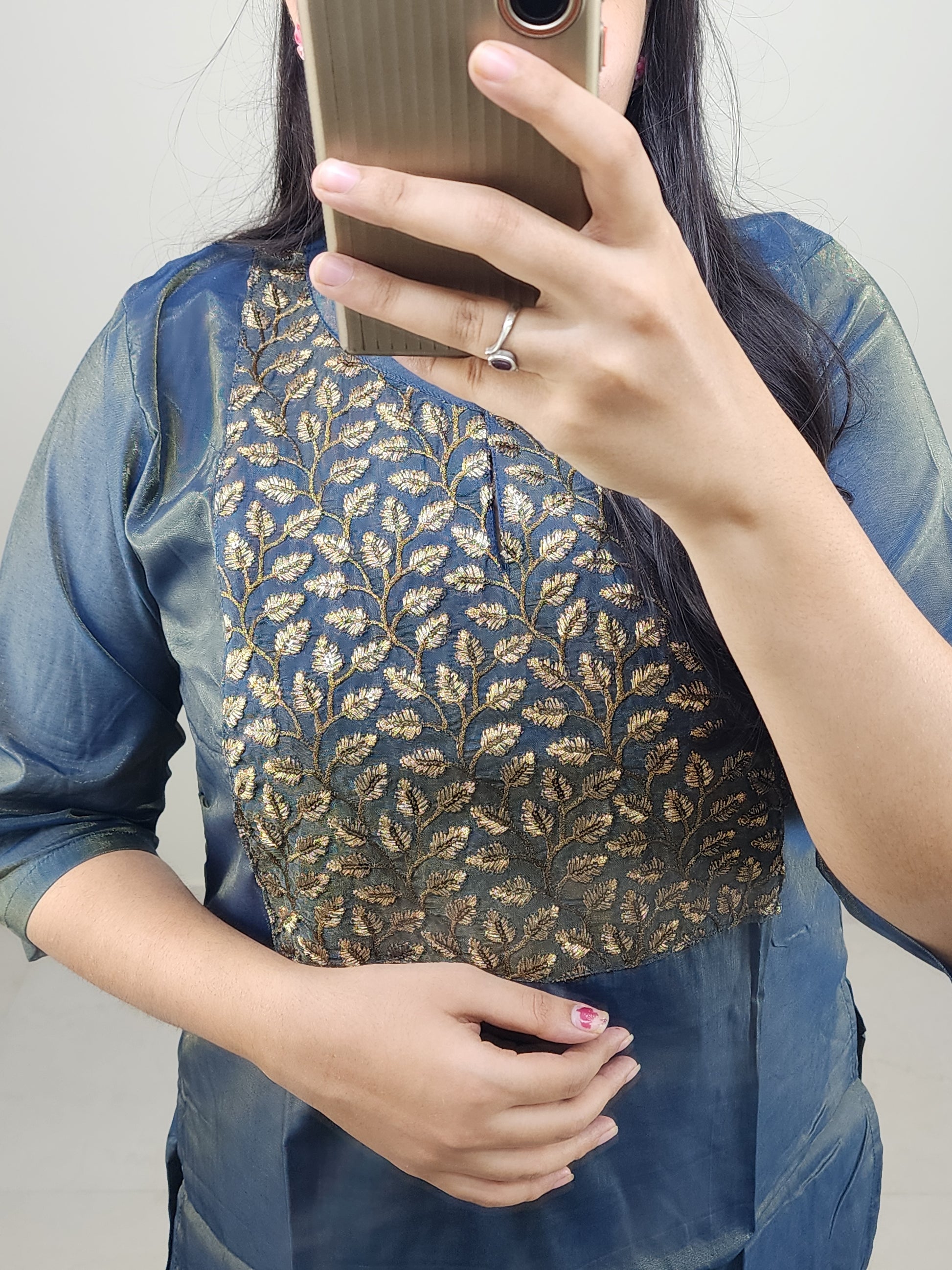 Vertican Silk kurti-V312
