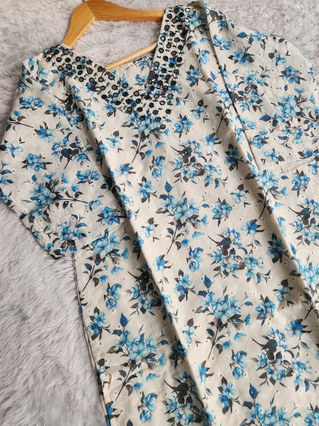 Hakoba cotton kurti -V390