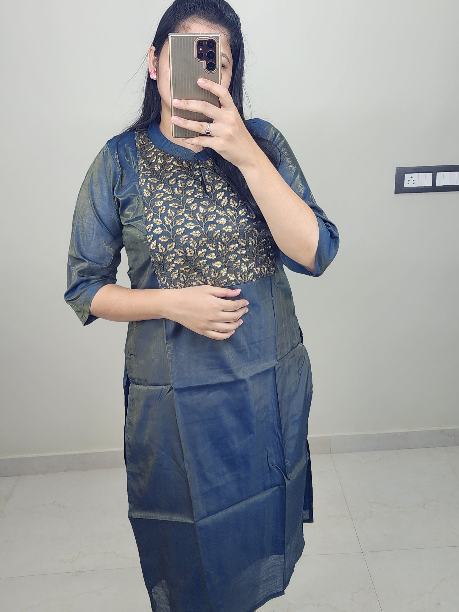 Vertican Silk kurti-V312