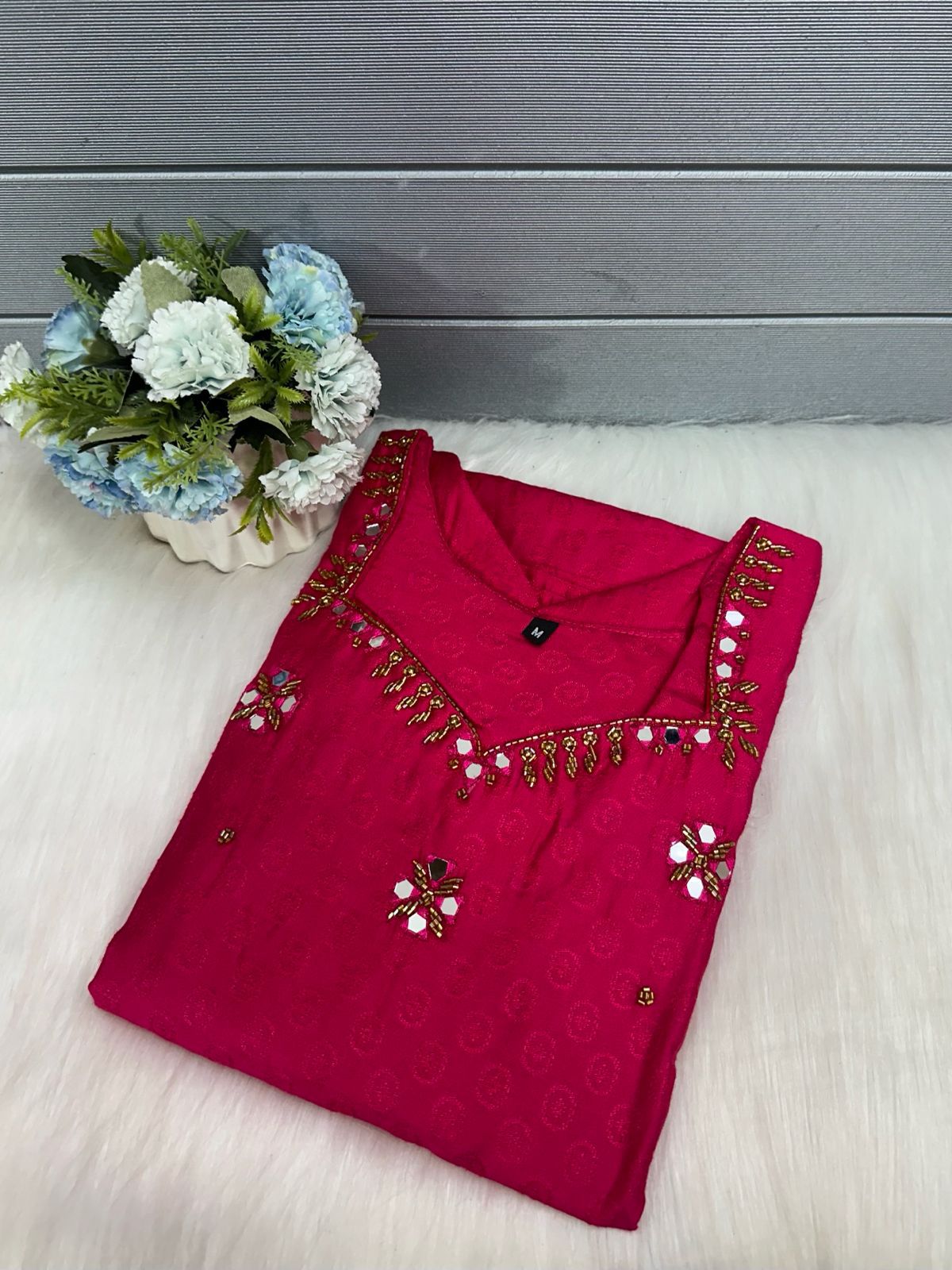 Cotton slub silk -V168