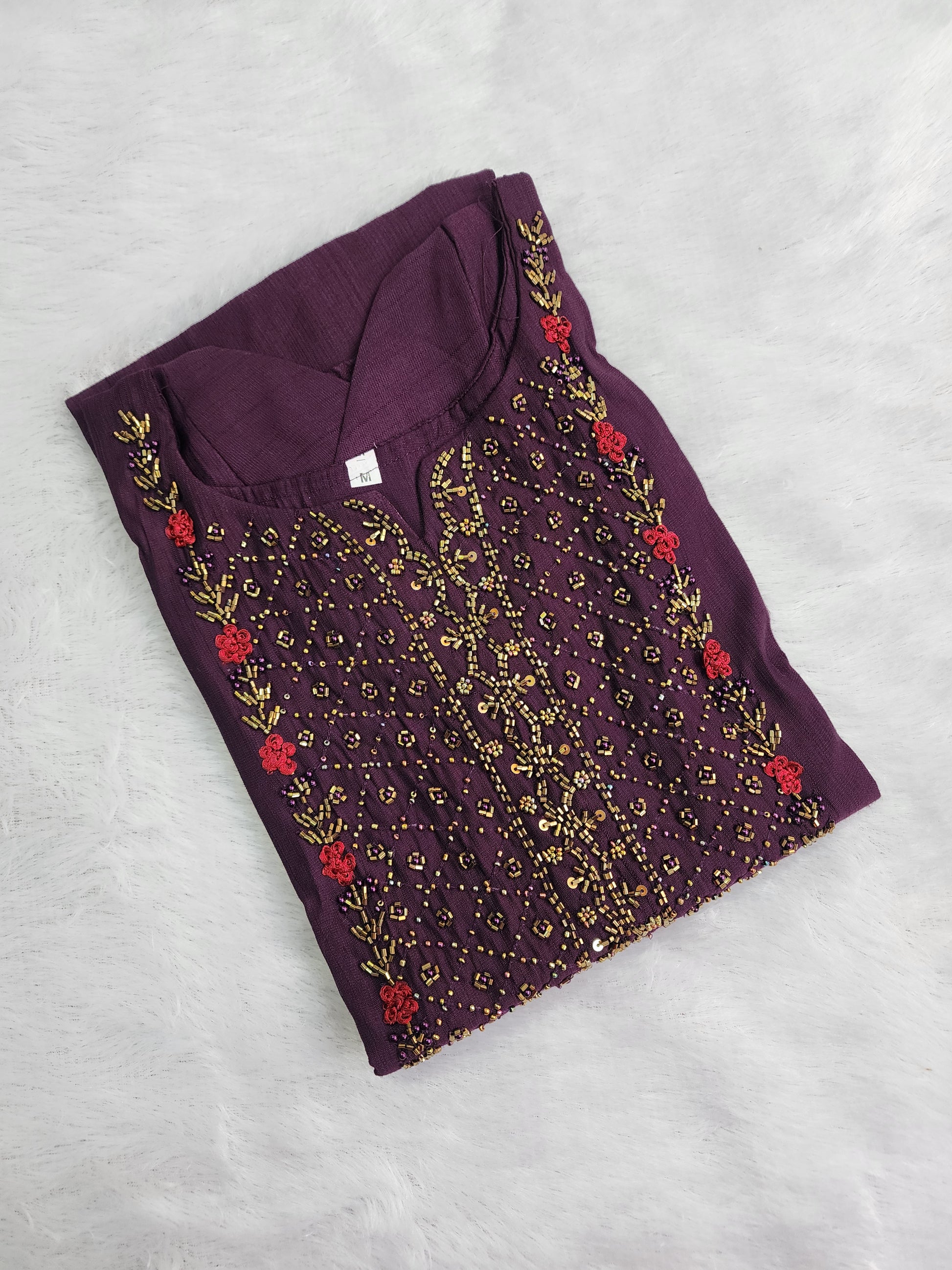 Vichithra silk Handwork-V326