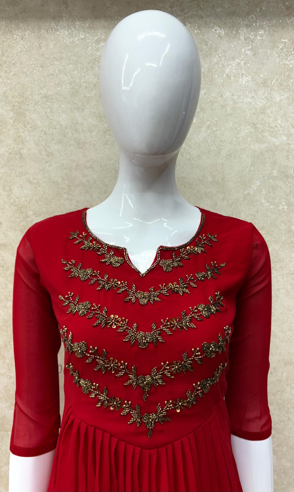 Heavy Handwork Party wear -V456