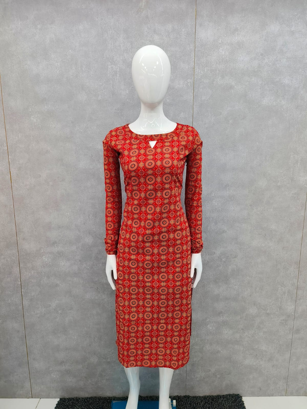 Ajrakh Cotton with full sleeve -V470