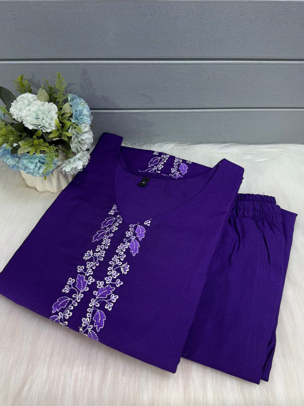 Vertican Silk Co ord Set -V214