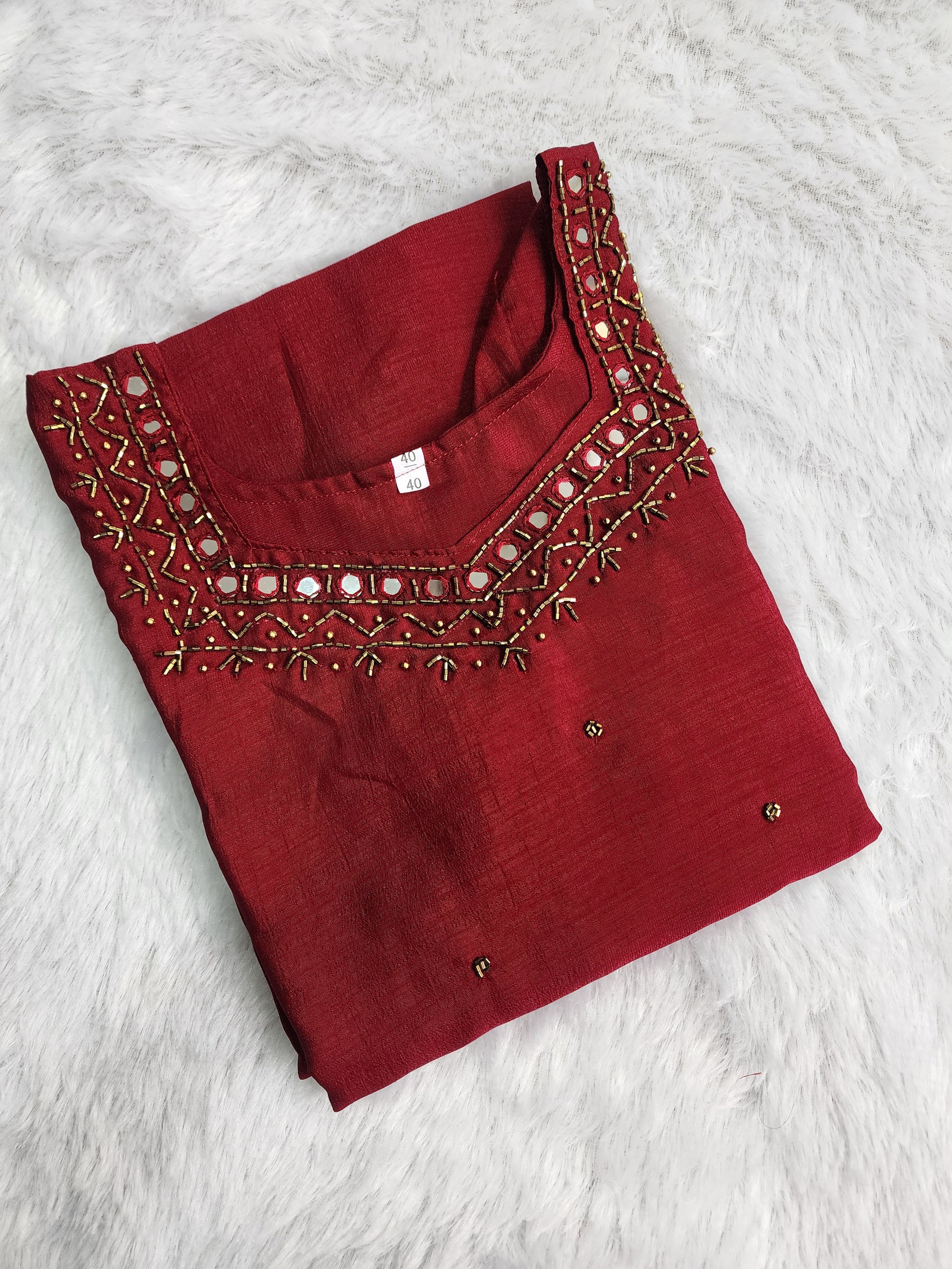 Vichithra silk kurti -V399
