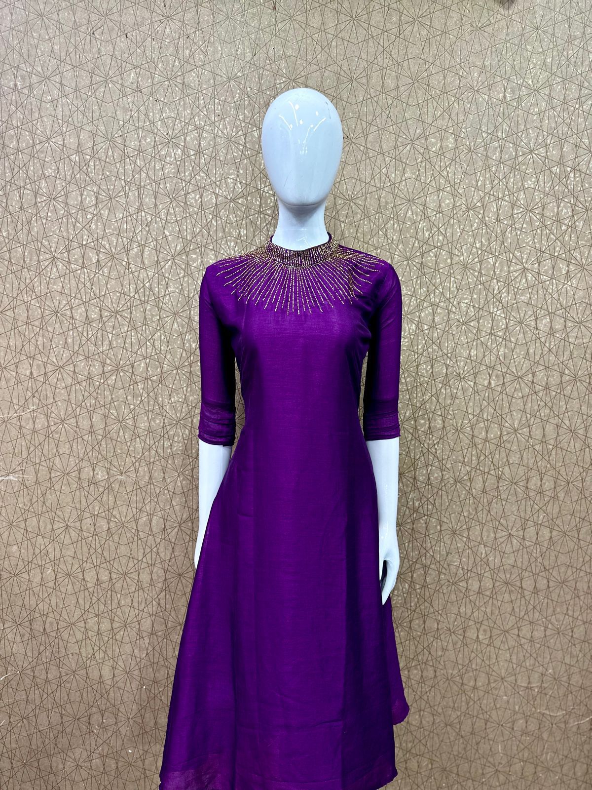 Vichithra Handwork kurti- V110
