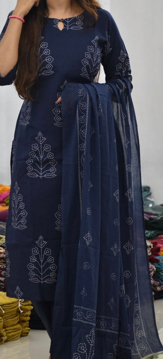 Cotton suit set -V404