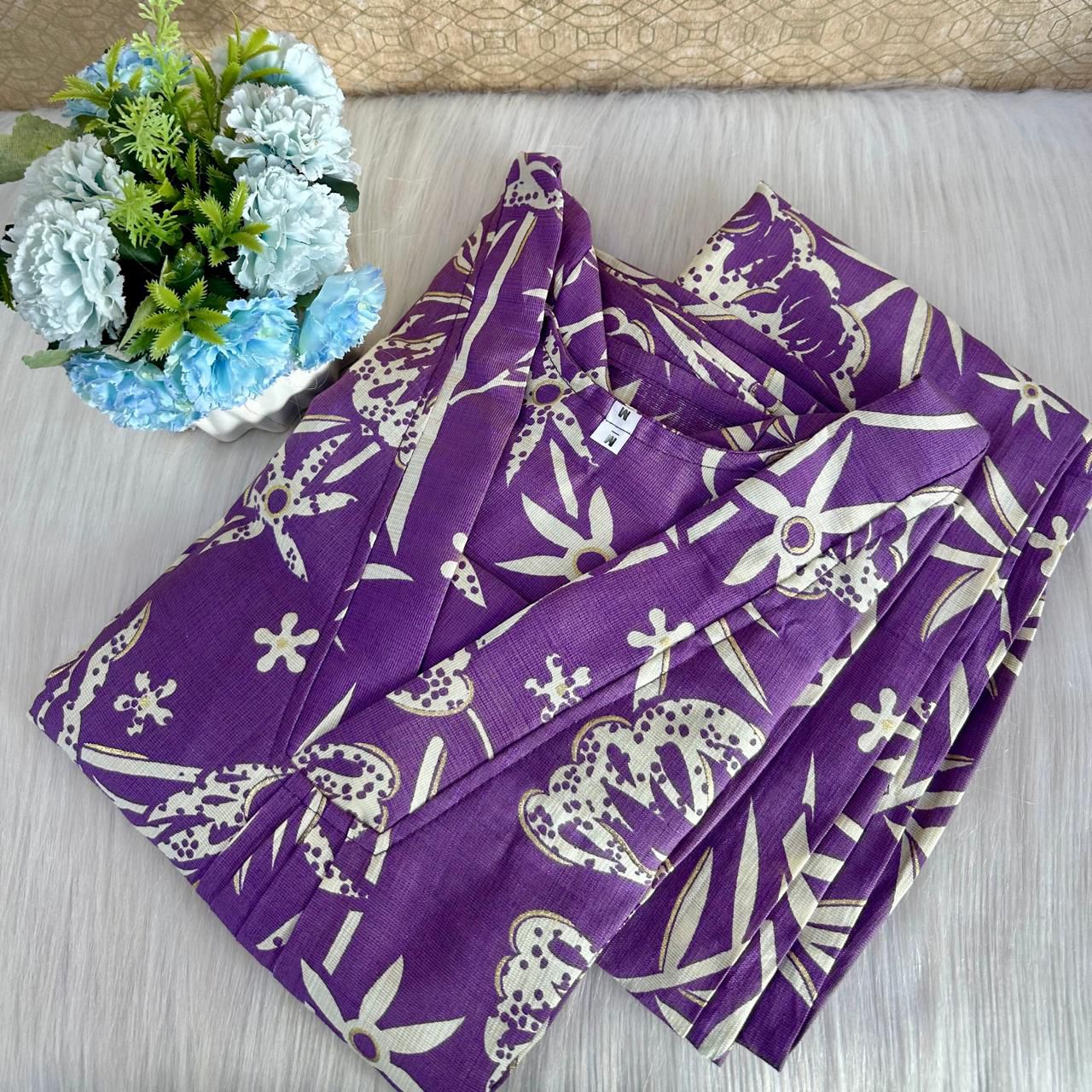 Cotton Top and bottom set -V446