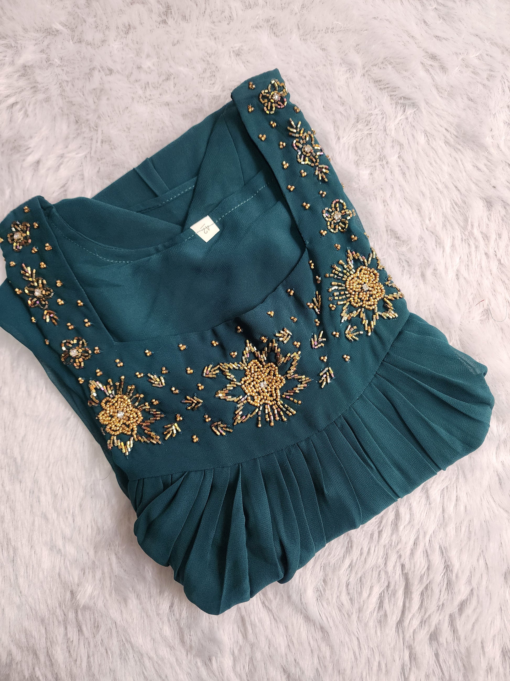Georgette Handwork kurti-V400