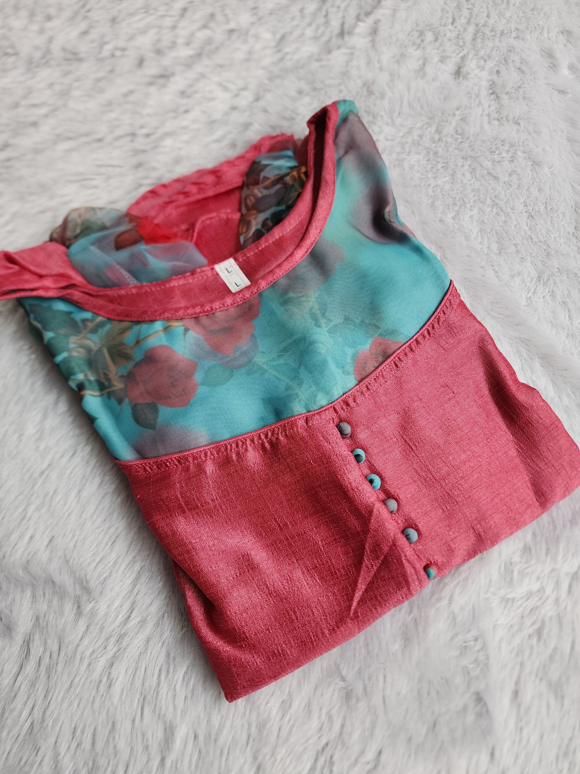 Vichithra silk kurti -V394