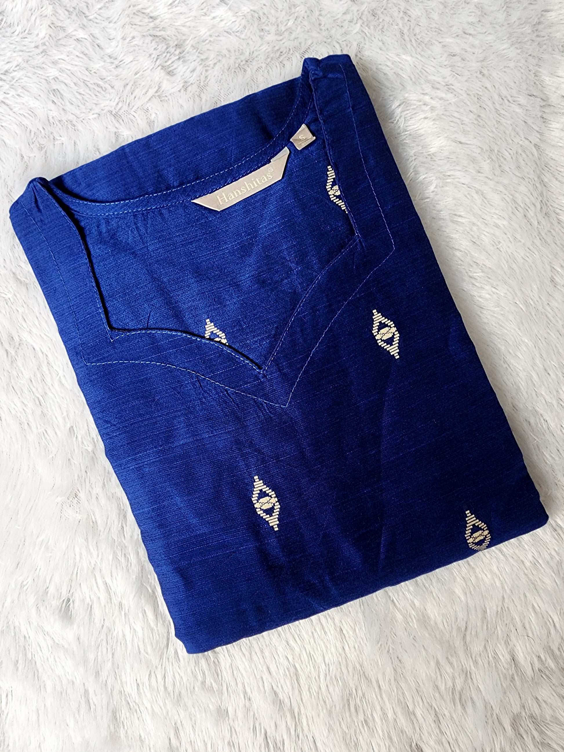 Raw silk kurti -V426