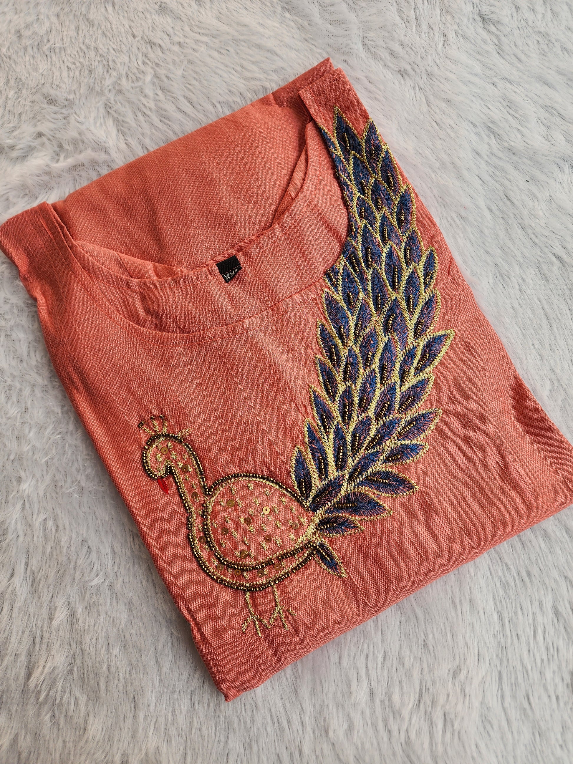 Peacock kurti Aline -V392