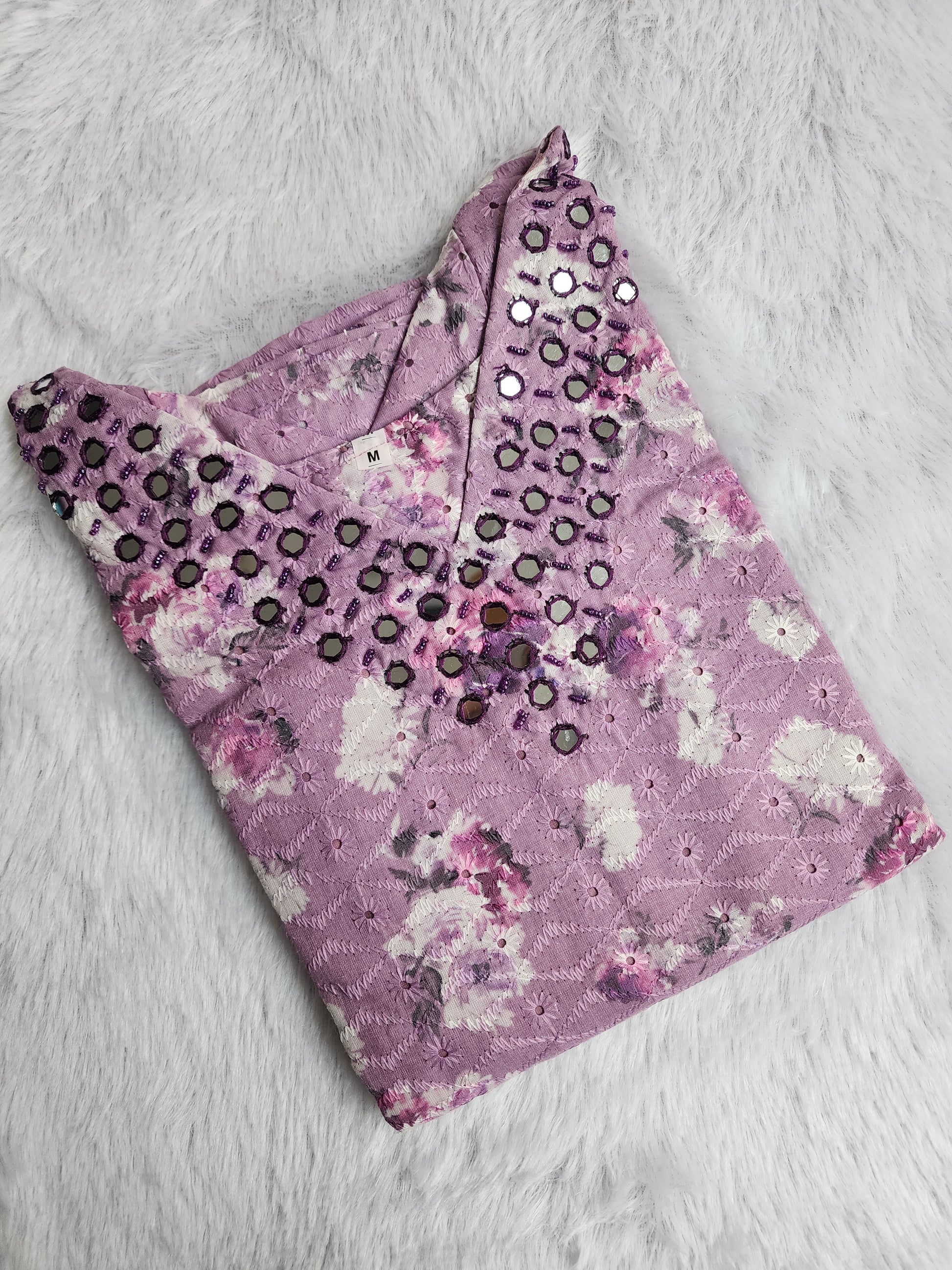 Hakoba cotton kurti -V390